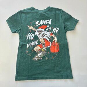 Youth Small Rad N Wyld Skateboard Santa Claus Christmas Shirt